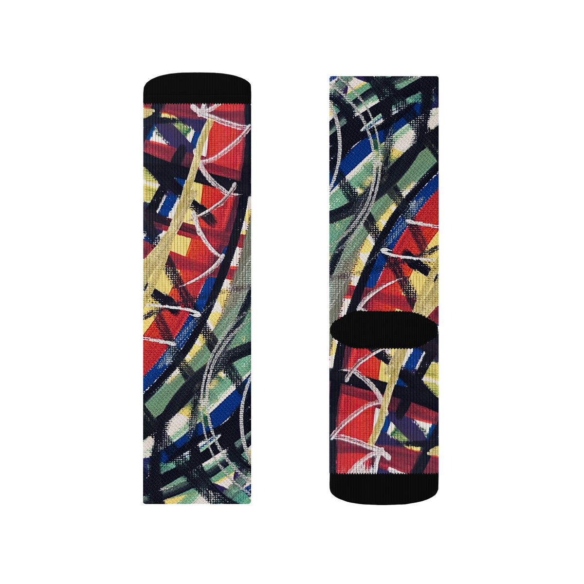 Original mixed media eclipse painting on 8x10 cotton canvas panel by SAINT KYRIAKI. Features an intense opaque black sun disc surrounded by intersecting grids with sweeping metallic gold and silver corona bands.